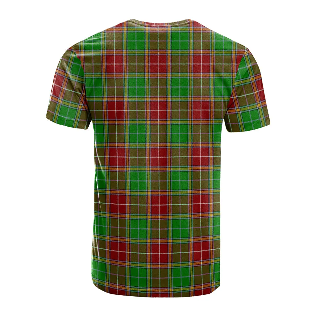Baxter Modern Tartan T-Shirt with Family Crest