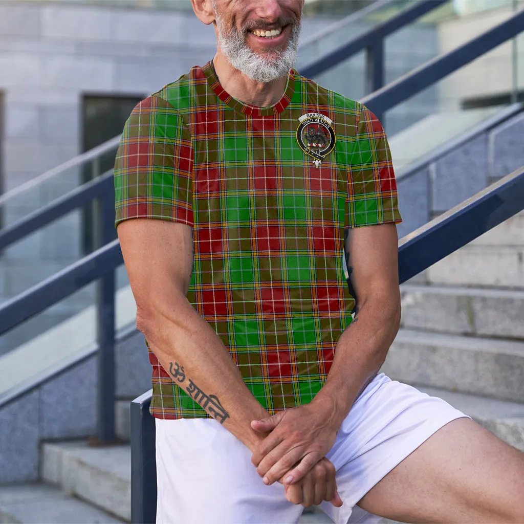 Baxter Modern Tartan T-Shirt with Family Crest