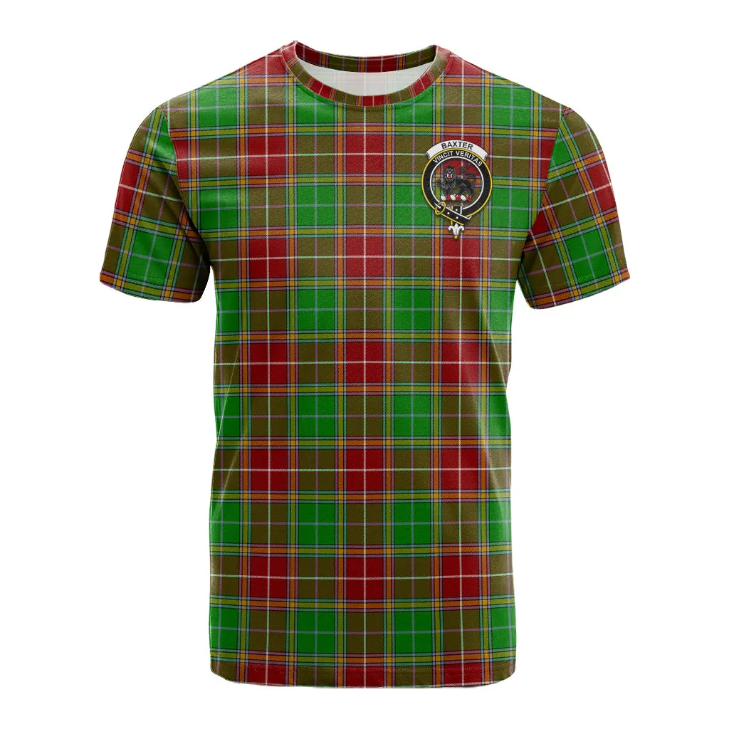 Baxter Modern Tartan T-Shirt with Family Crest