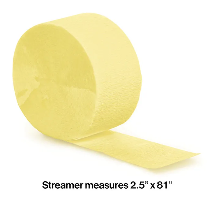 Bulk Mimosa Crepe Streamer 81 ft (12 per Case)