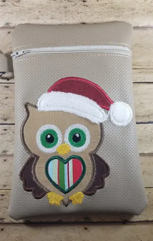 Christmas Santa Owl