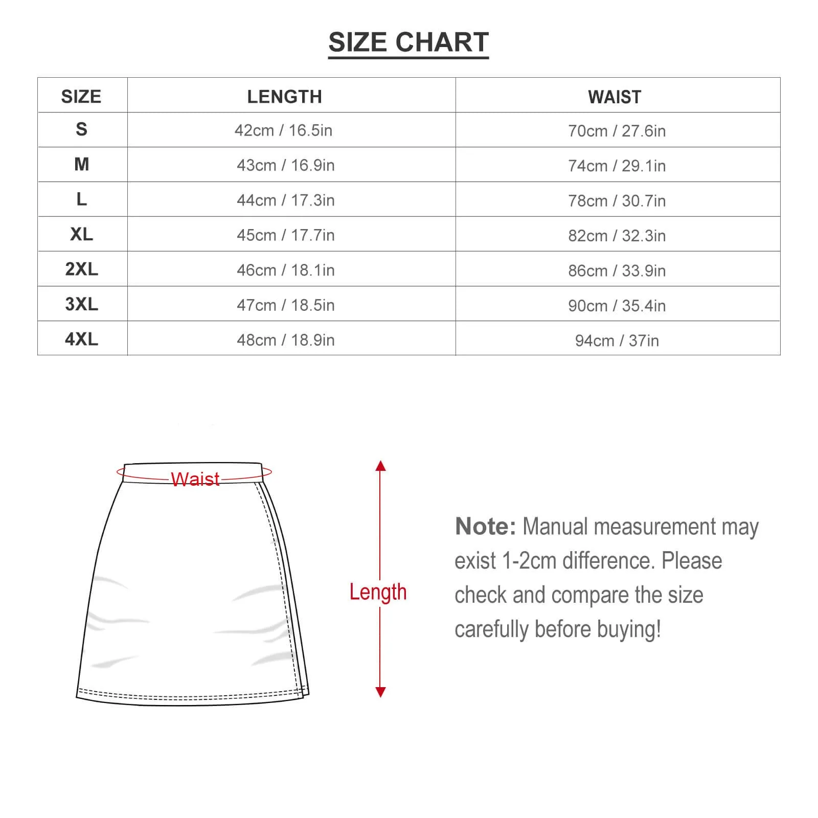 Christmas Snacks Short skirt