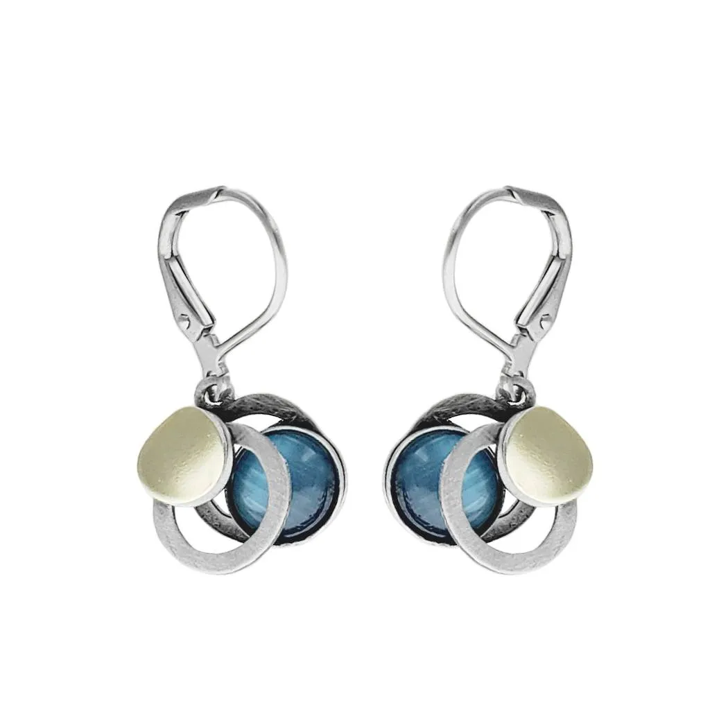 Christophe Poly Minimalist Layered Circles Earrings