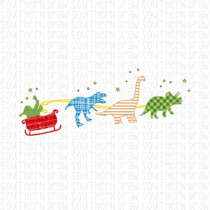 Dinosaur Sleigh