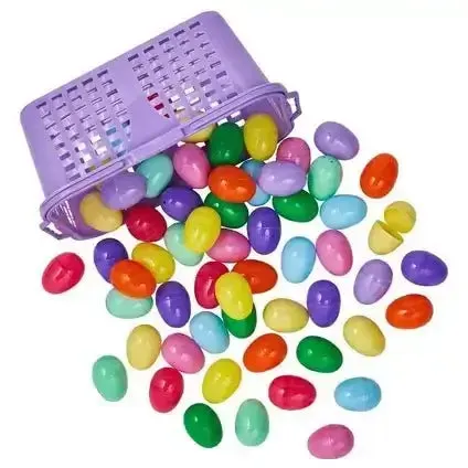 Egg Basket 60 count Assorted Colors Eggs