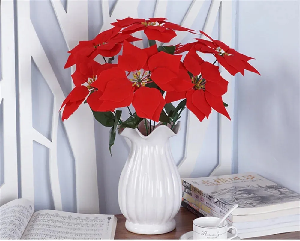 Festive Poinsettia Bouquet