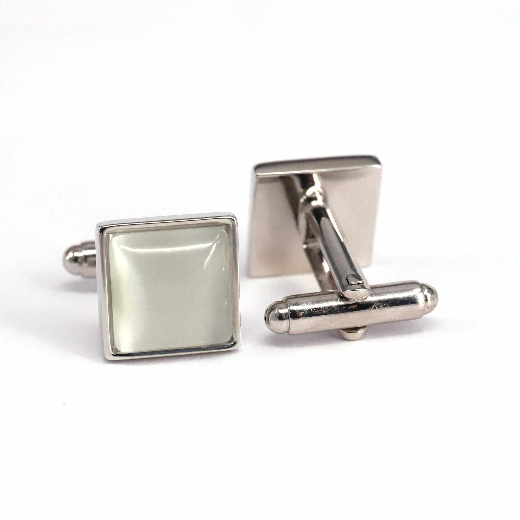 Fiber Glass (Small) Square Cufflinks (Online Exclusive)