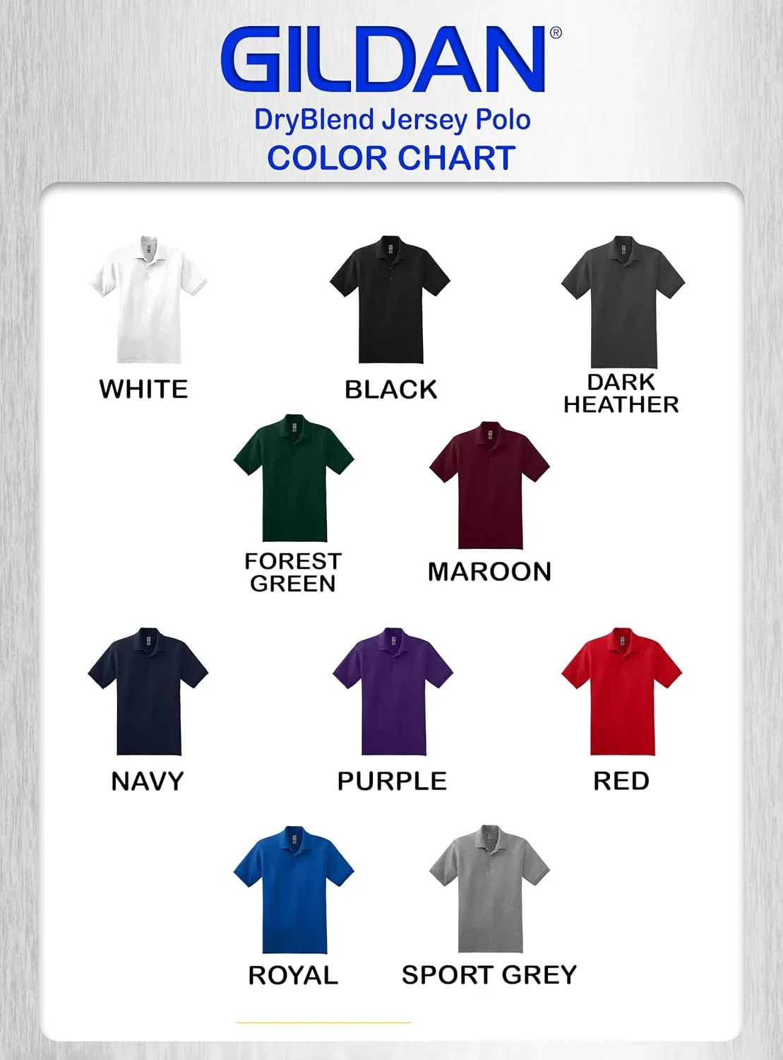 Gildan Custom Polo Shirt - Personalized Short Sleeve Golf Shirts for Adult Men Women Unisex - Add Your Image, Text, or Photo