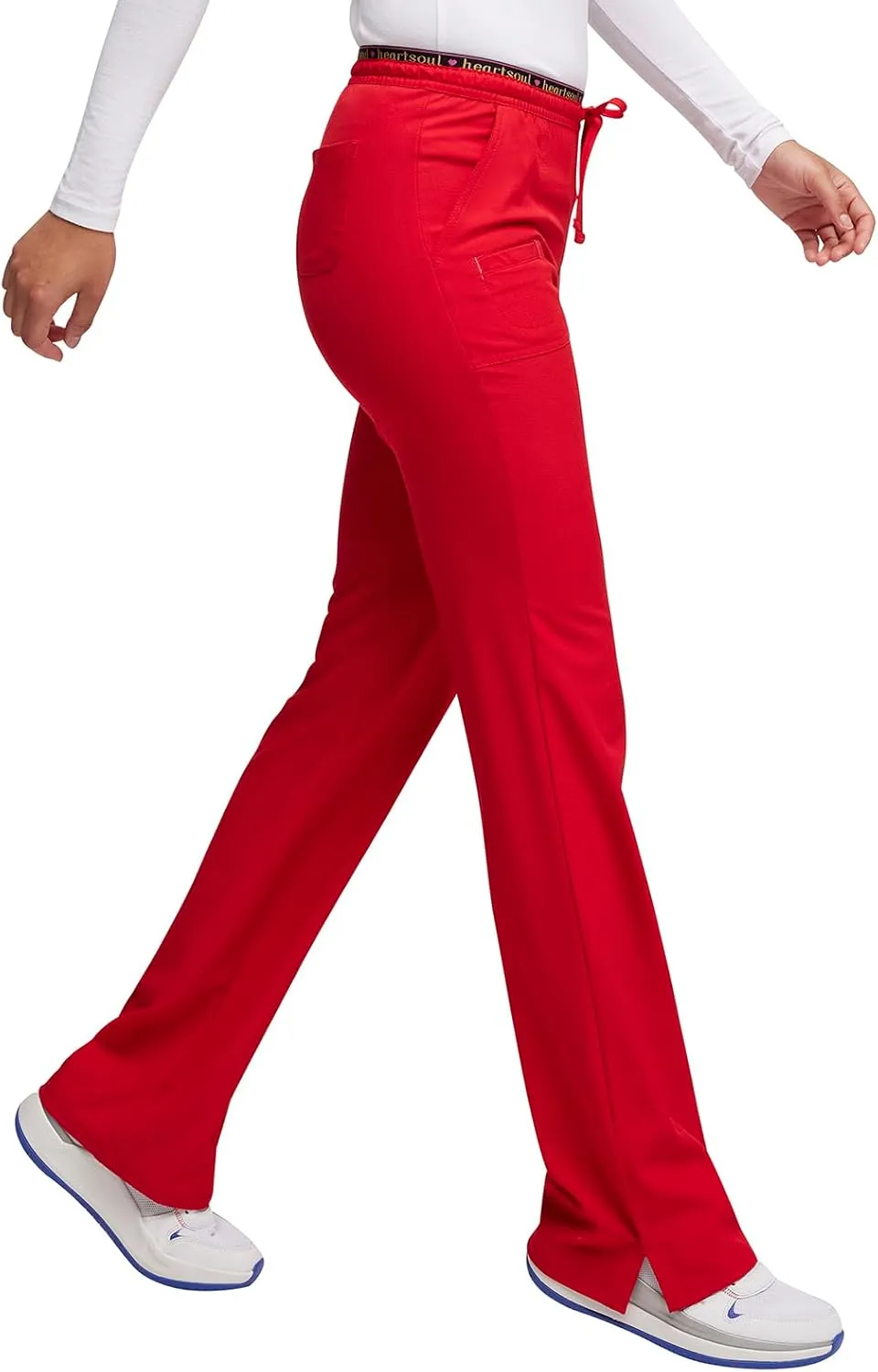 Heartsoul Drawstring Scrub Pants for Women, Stretch Performance Fabric, 20110