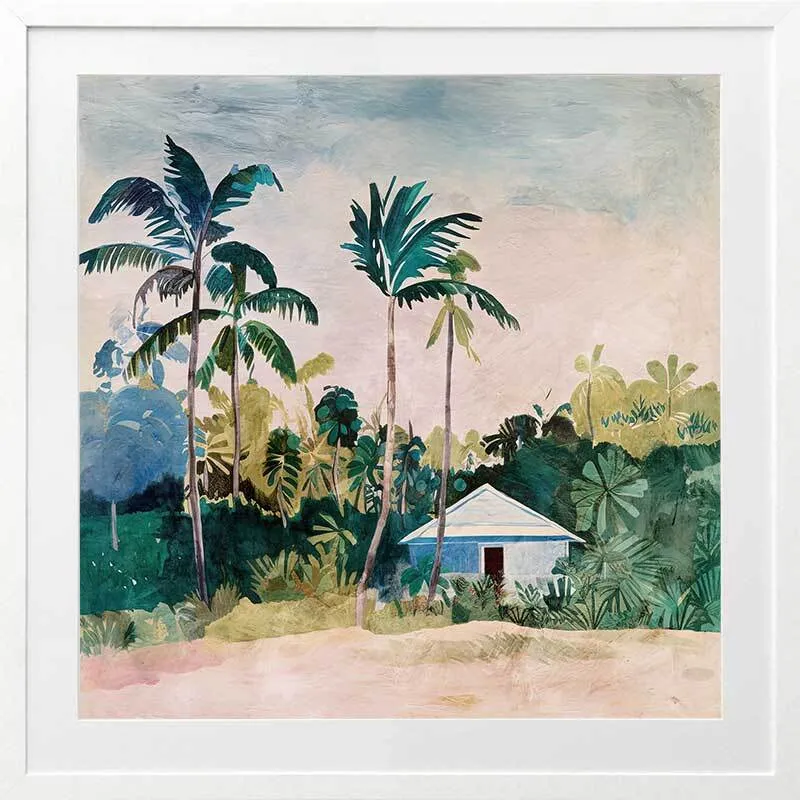 Holiday House II Framed Art Print