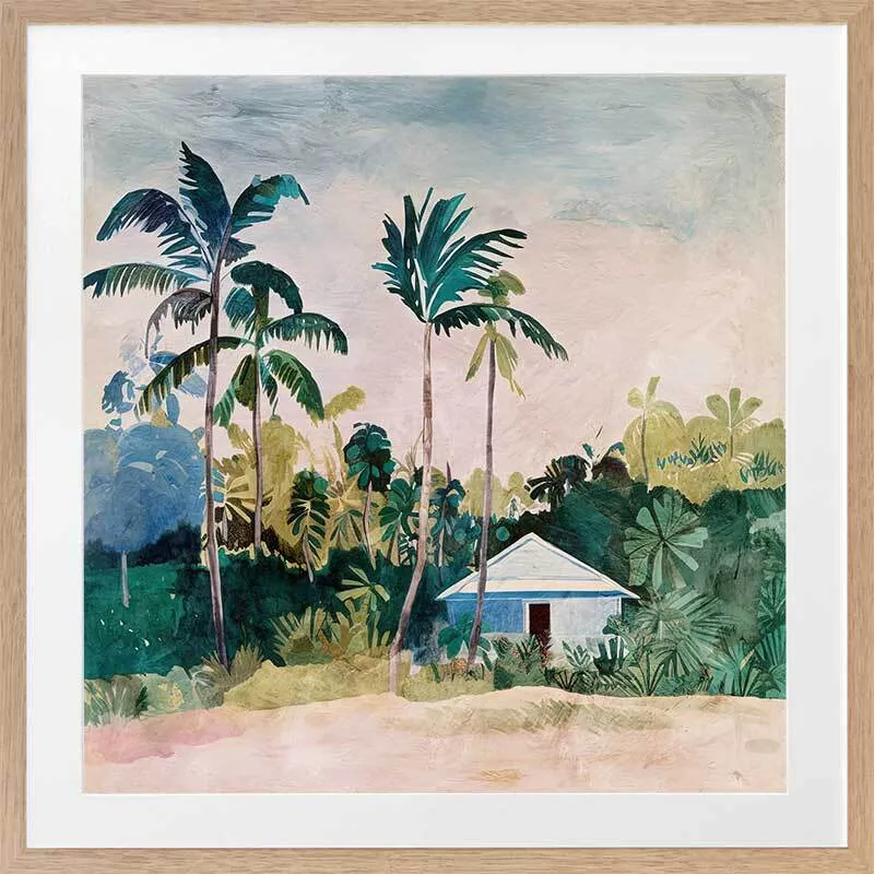 Holiday House II Framed Art Print