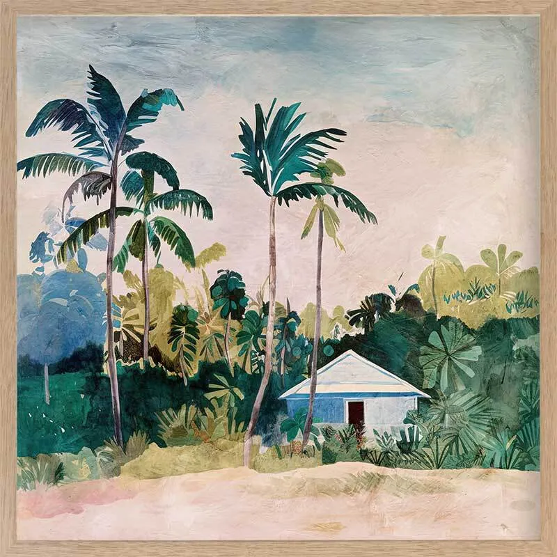 Holiday House II Framed Art Print