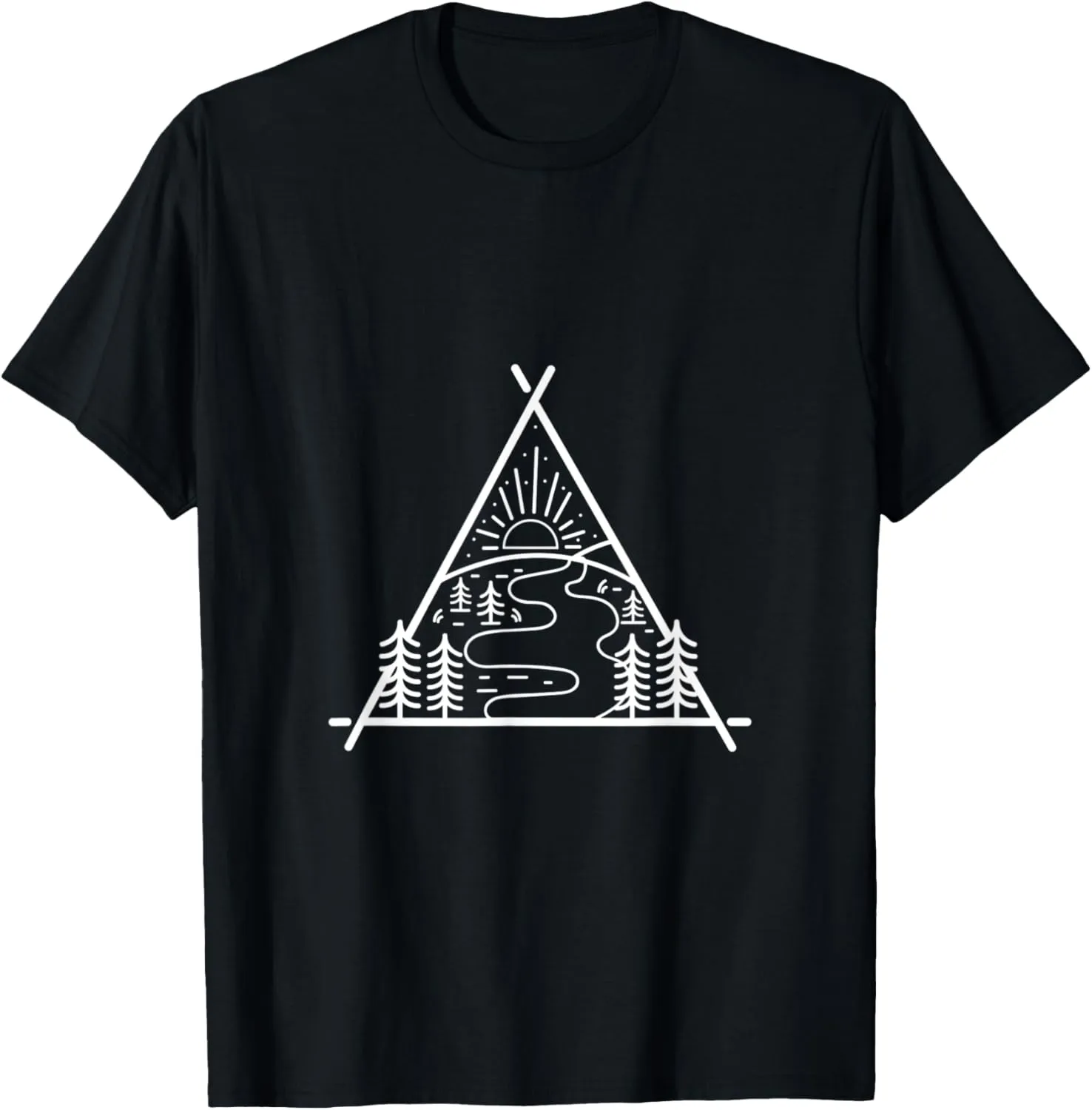 Journey Through Nature Wandering Travel Adventure Tee Gift T-Shirt