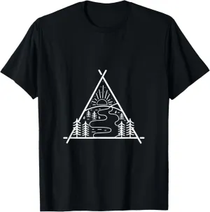 Journey Through Nature Wandering Travel Adventure Tee Gift T-Shirt