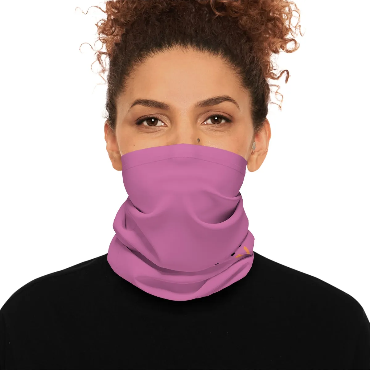 Lightweight Neck Gaiter - Black Queen (Light Purple)