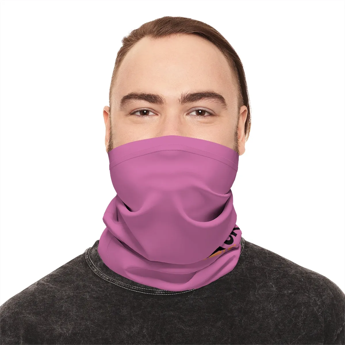 Lightweight Neck Gaiter - Black Queen (Light Purple)