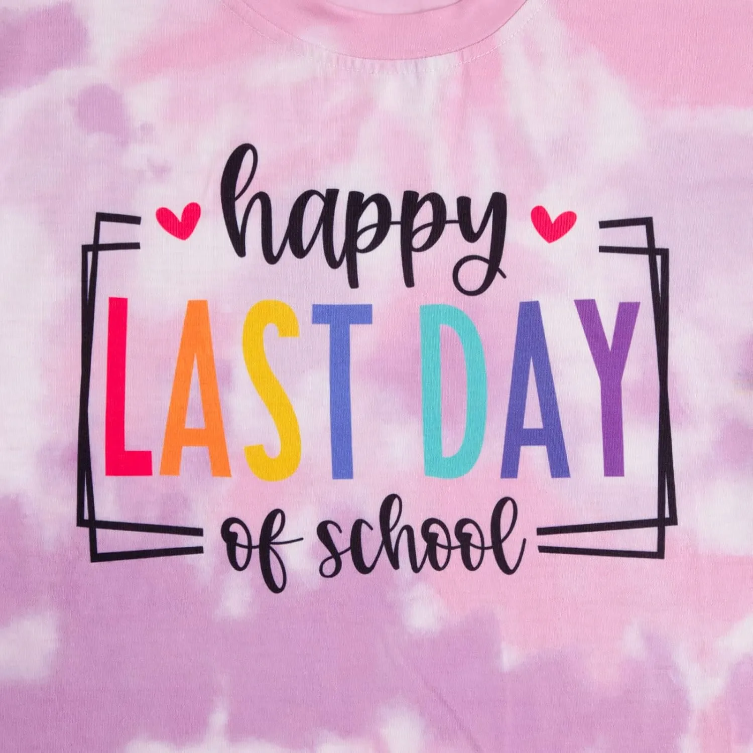 MNLYBABY Happy Last Day of School Shirt Women Teachers Shirt School Graduation Tee Appreciation Gift Teacher Life Top