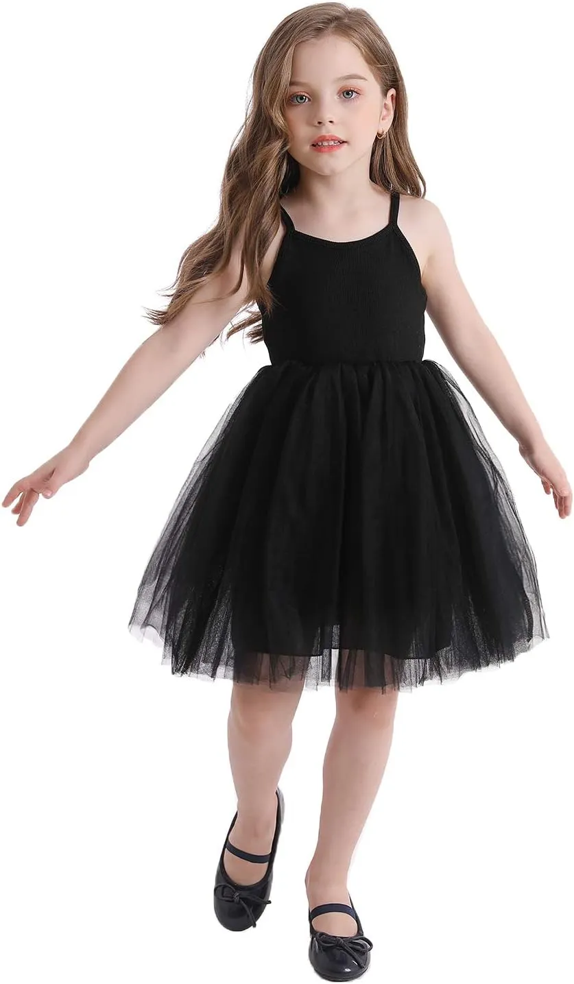NNJXD Flower Girl's Wedding Dress Lace Sleeveless Tulle Summer Vintage Dresses
