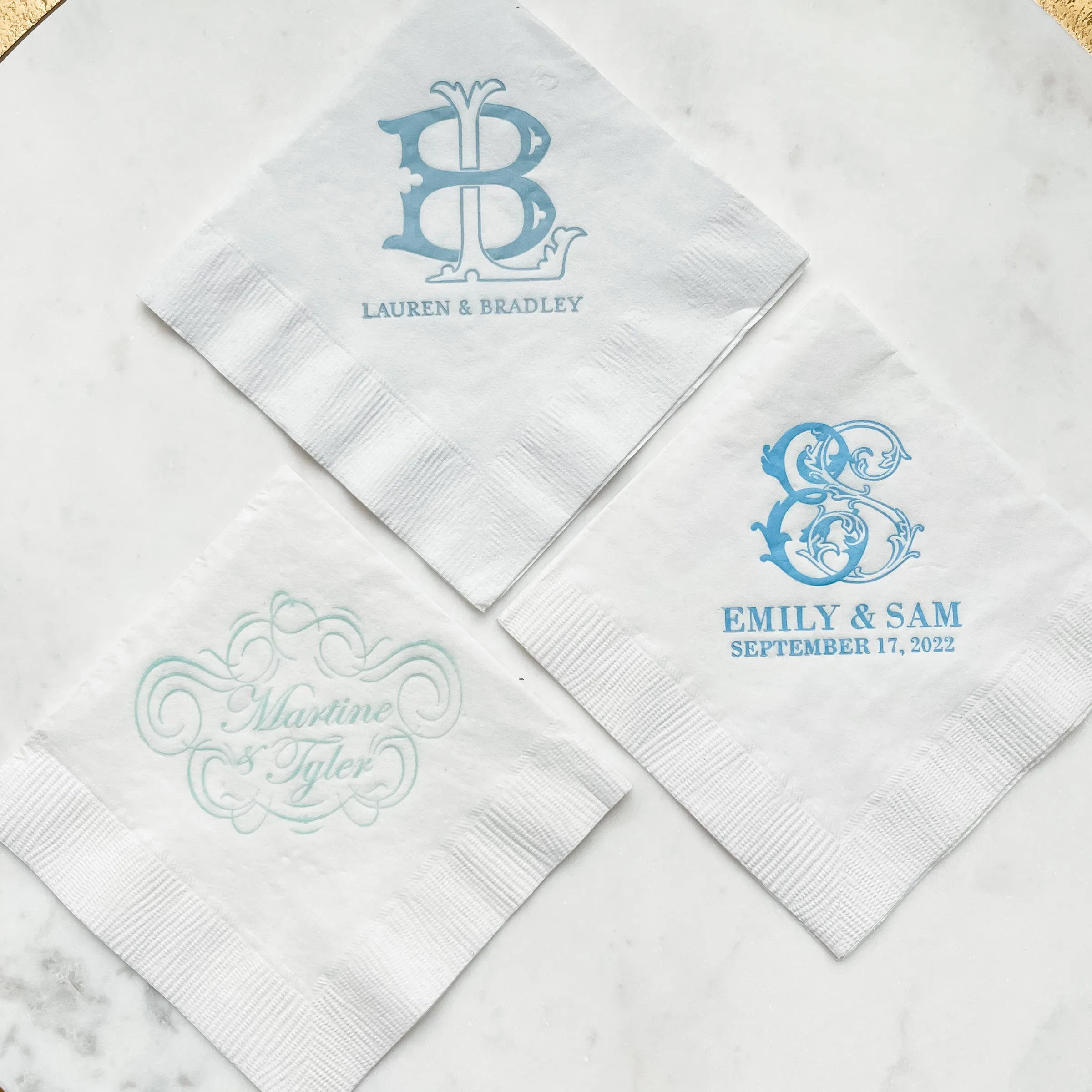 Personalized Vibrant 3ply Party Napkins