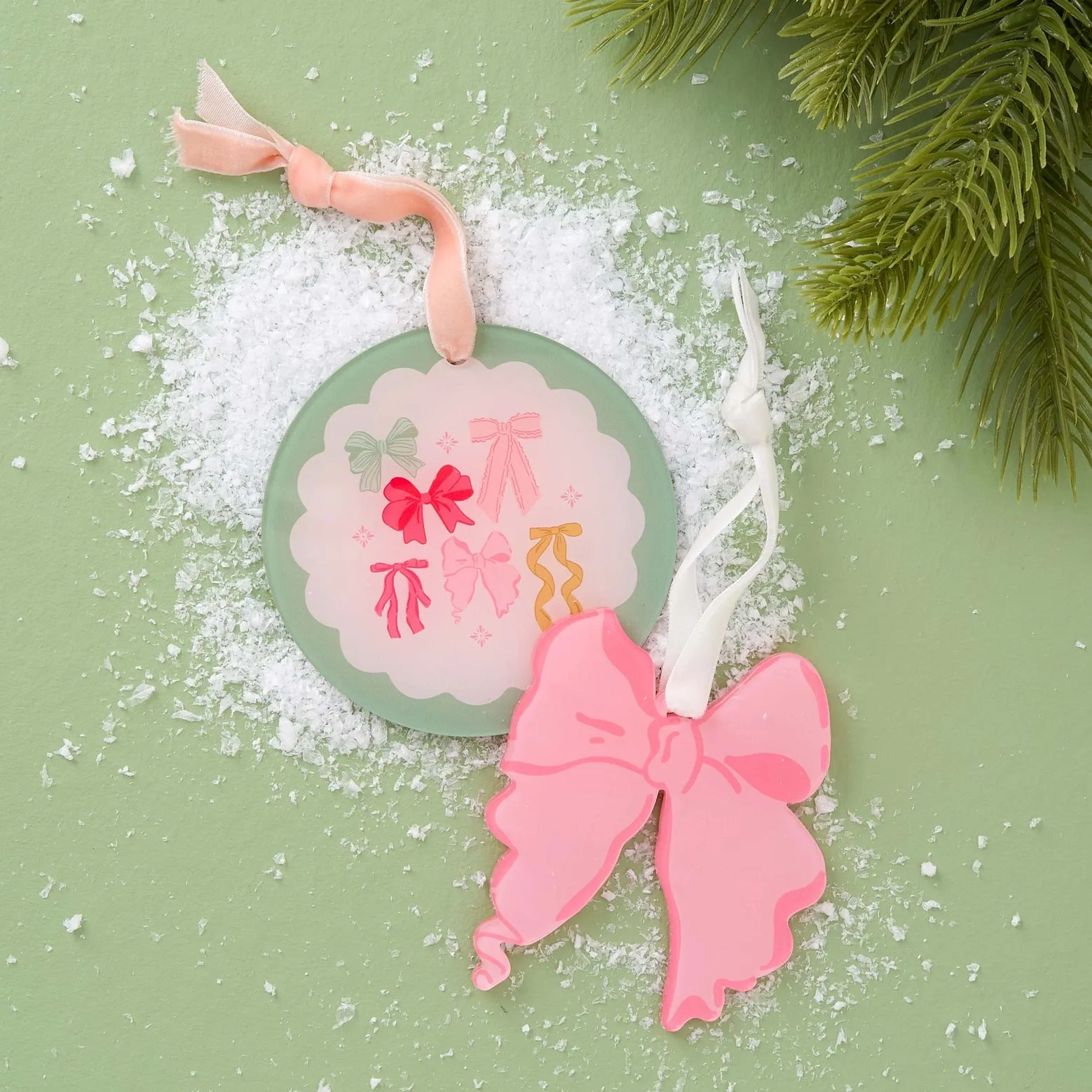 Pink Christmas Ornaments