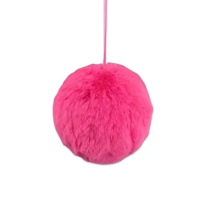 Pink Faux Fur Ornament