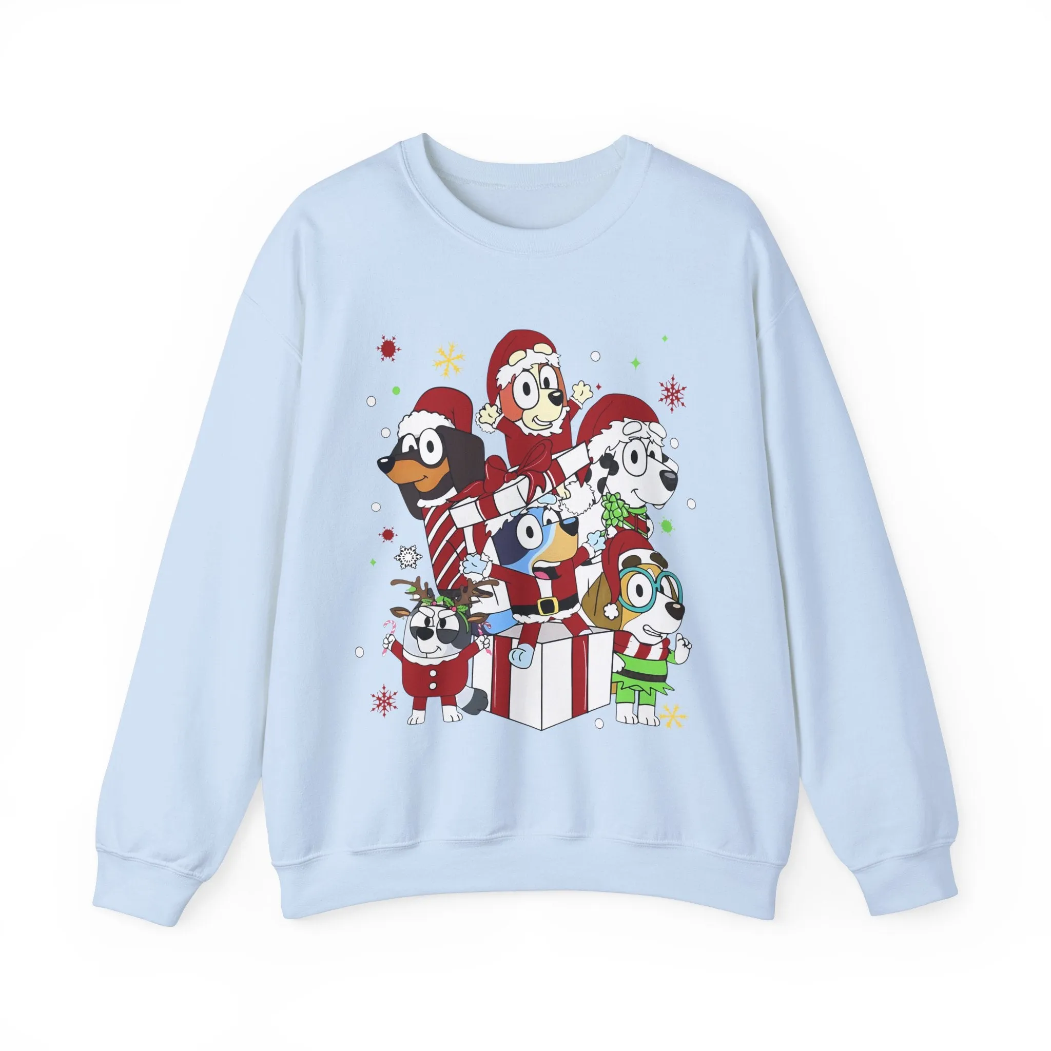 Princess Grace Festive Pet Friends Sweatshirt | Holiday Crewneck for Animal Lovers