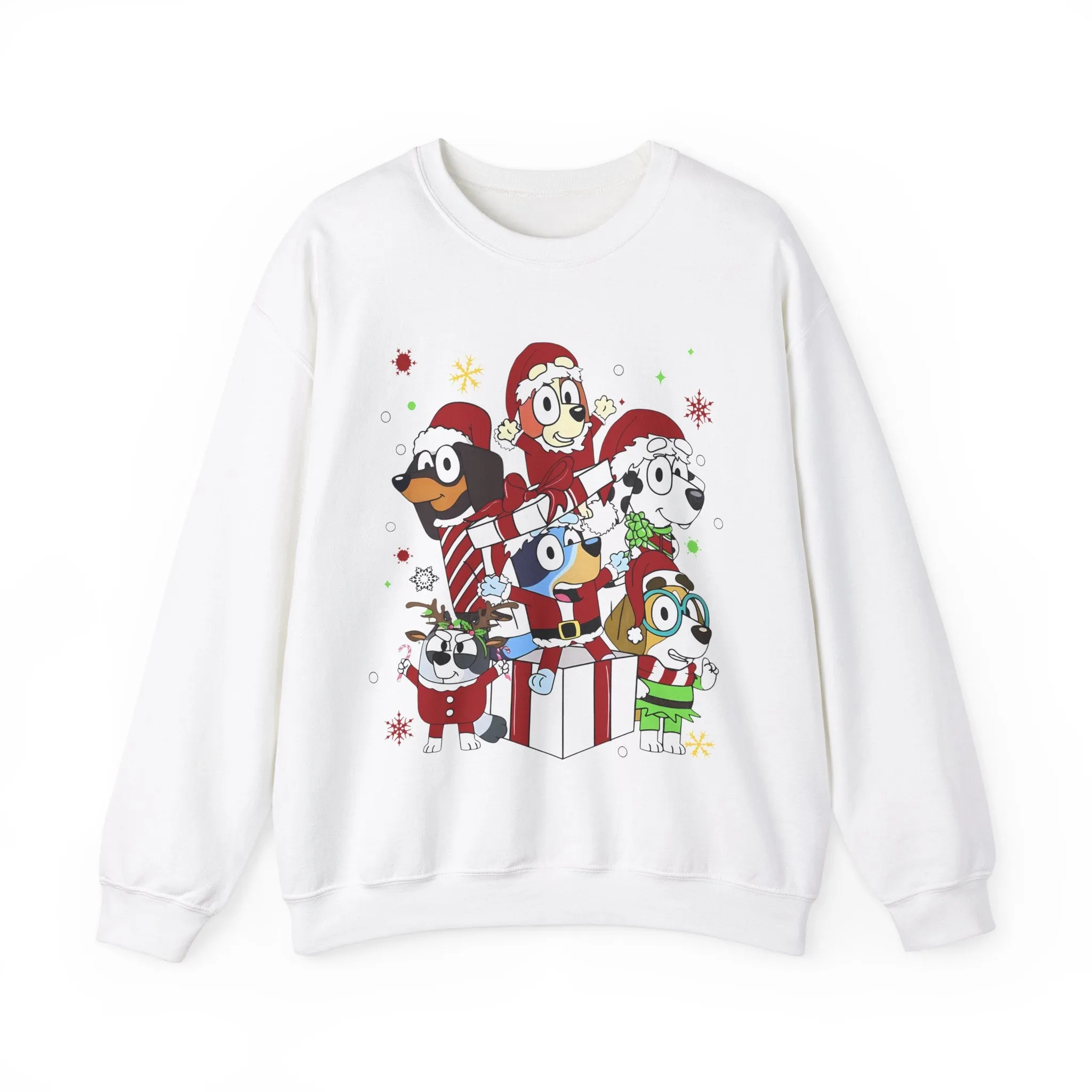 Princess Grace Festive Pet Friends Sweatshirt | Holiday Crewneck for Animal Lovers