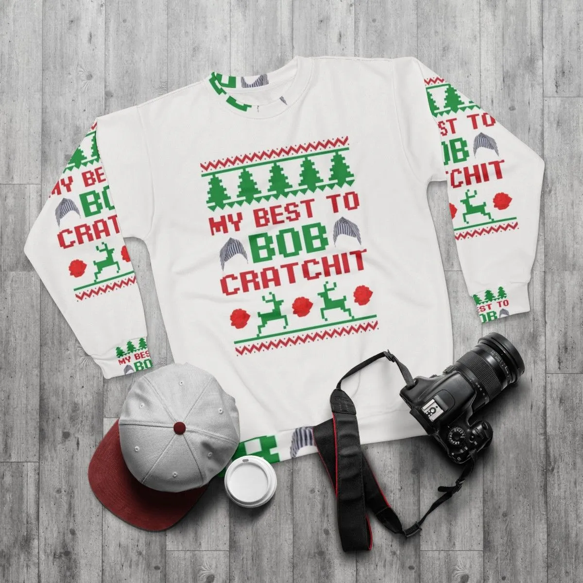 "David Rose's 'My Best to Bob Cratchit' Sweatshirt for Schitt's Creek Fans"