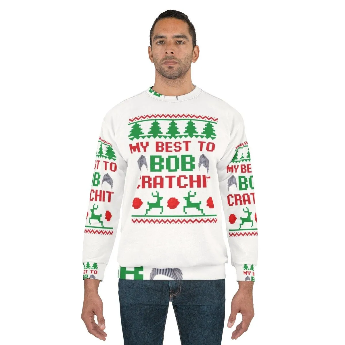 "David Rose's 'My Best to Bob Cratchit' Sweatshirt for Schitt's Creek Fans"
