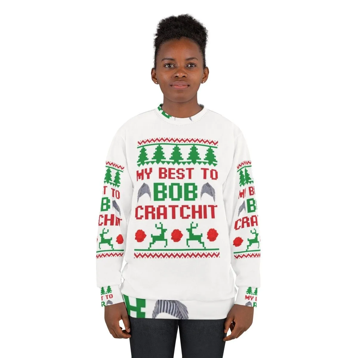 "David Rose's 'My Best to Bob Cratchit' Sweatshirt for Schitt's Creek Fans"