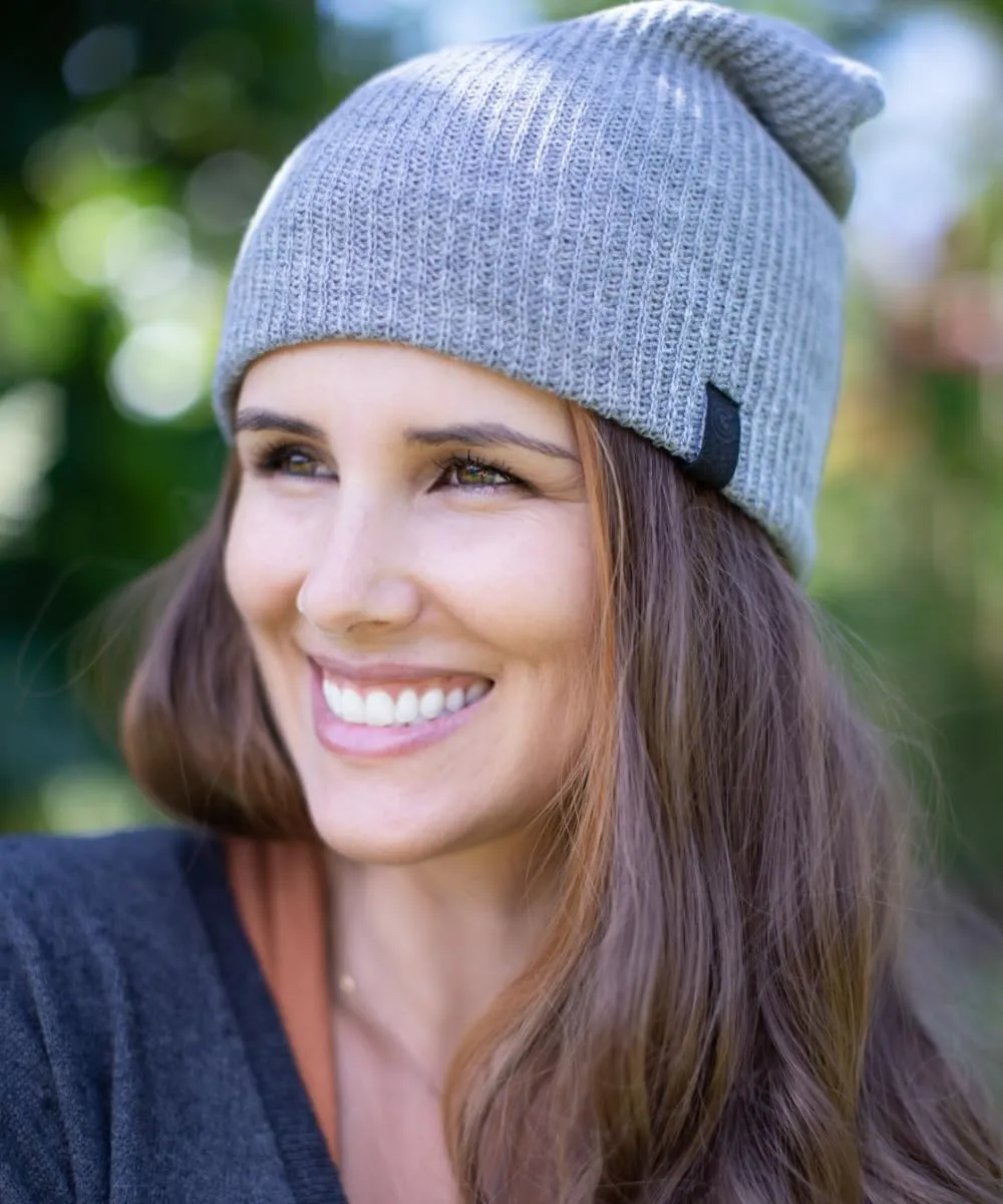 Revony Long Ribbed Beanie - Soft, Warm & Cozy - Perfect Winter Beanie for Men & Women