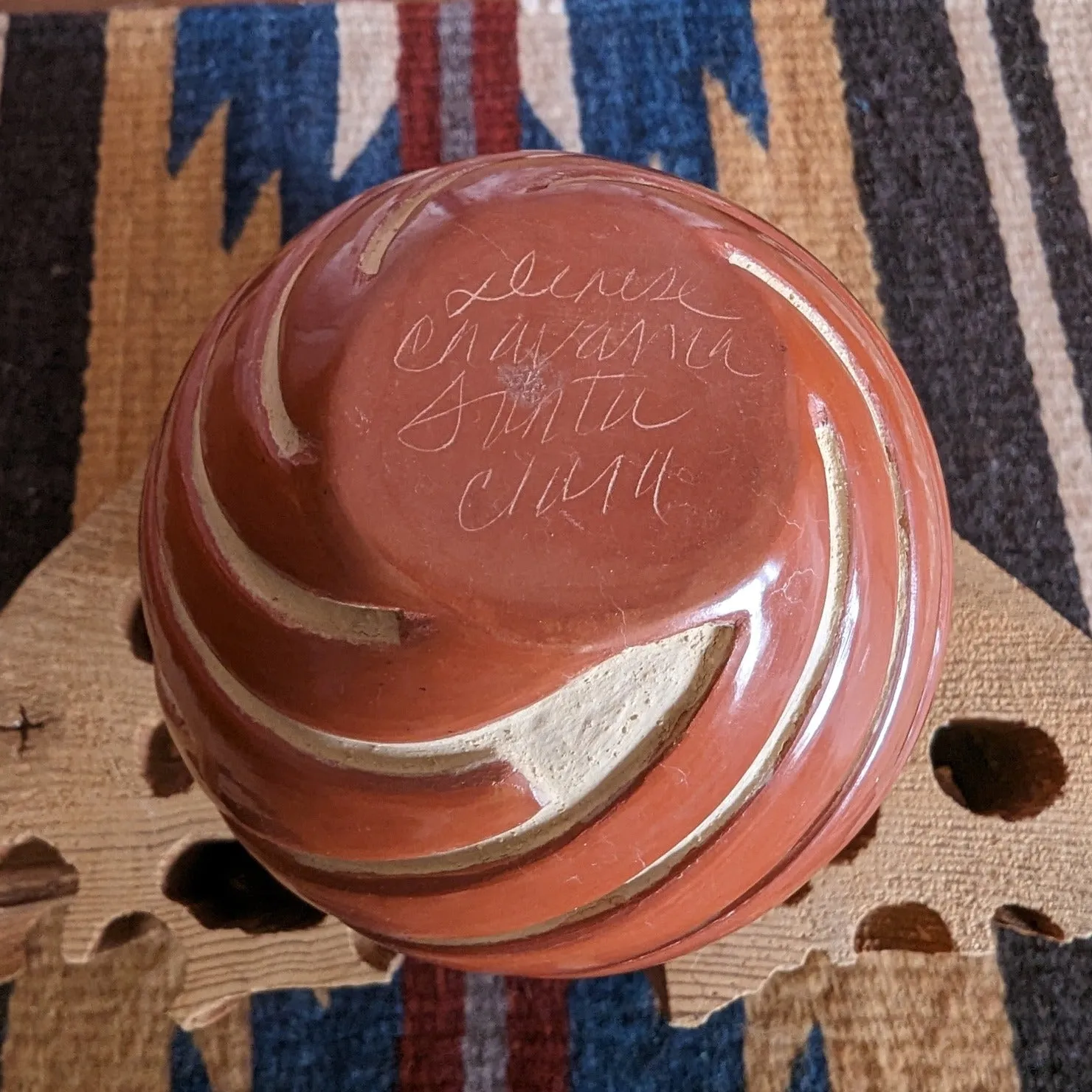Santa Clara Pueblo "Etched Pot" SWT-POT-1005