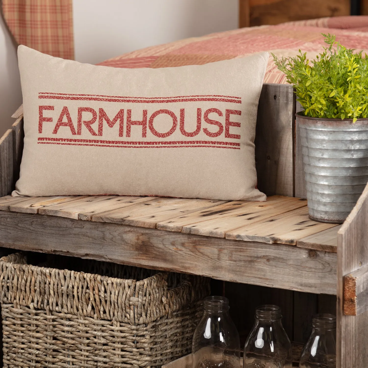 Sawyer Mill Farmhouse Pillow 14x22