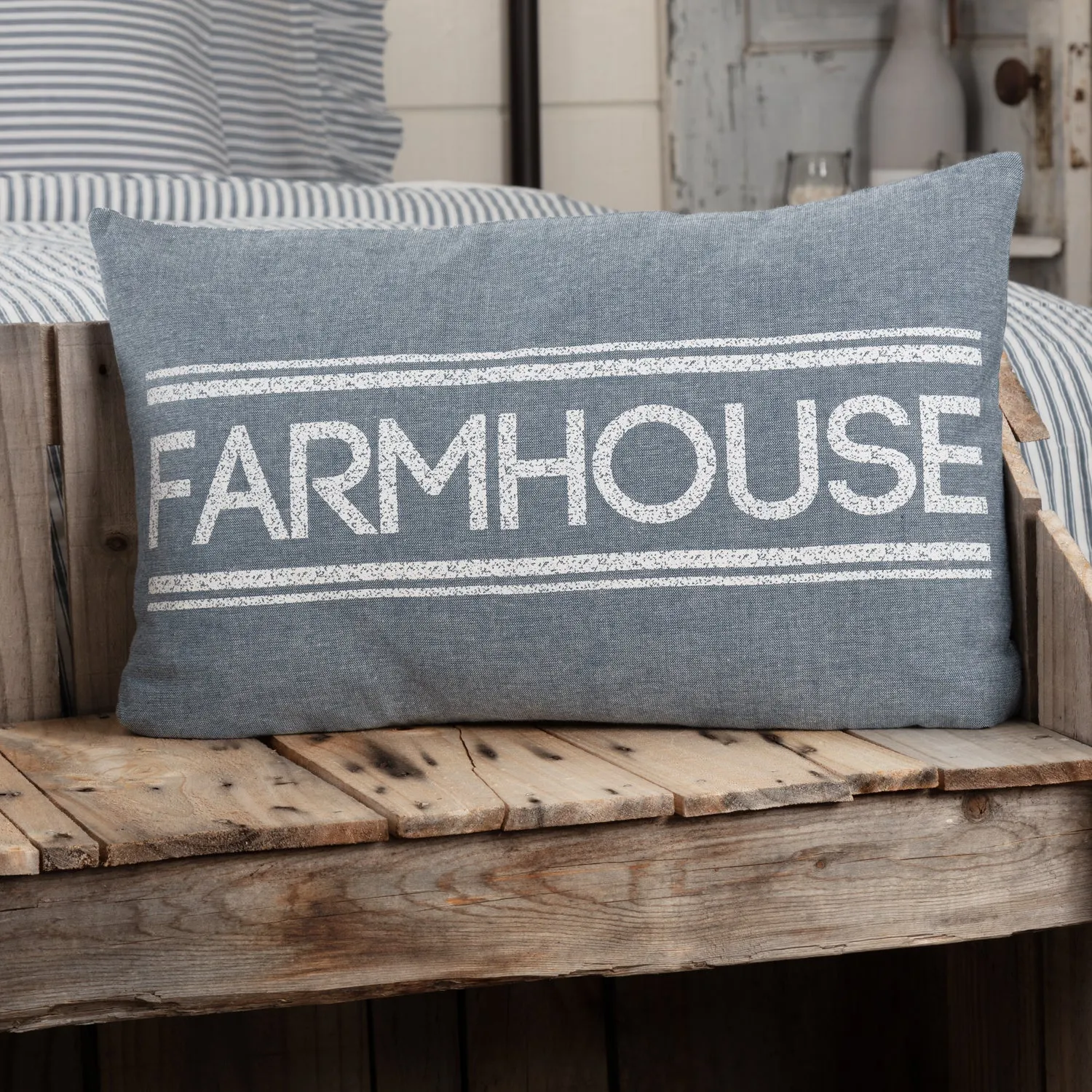Sawyer Mill Farmhouse Pillow 14x22