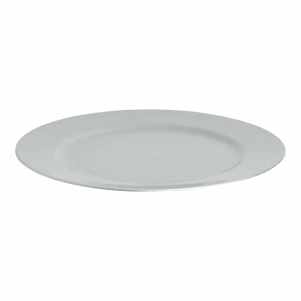 Silver Charger Plates set of six