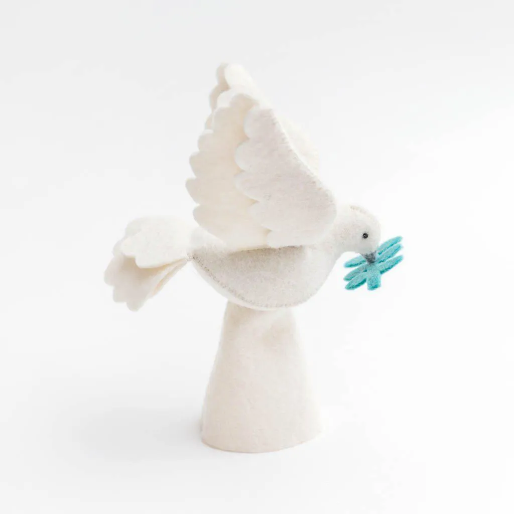 Small Season of Peace Dove Tree Topper