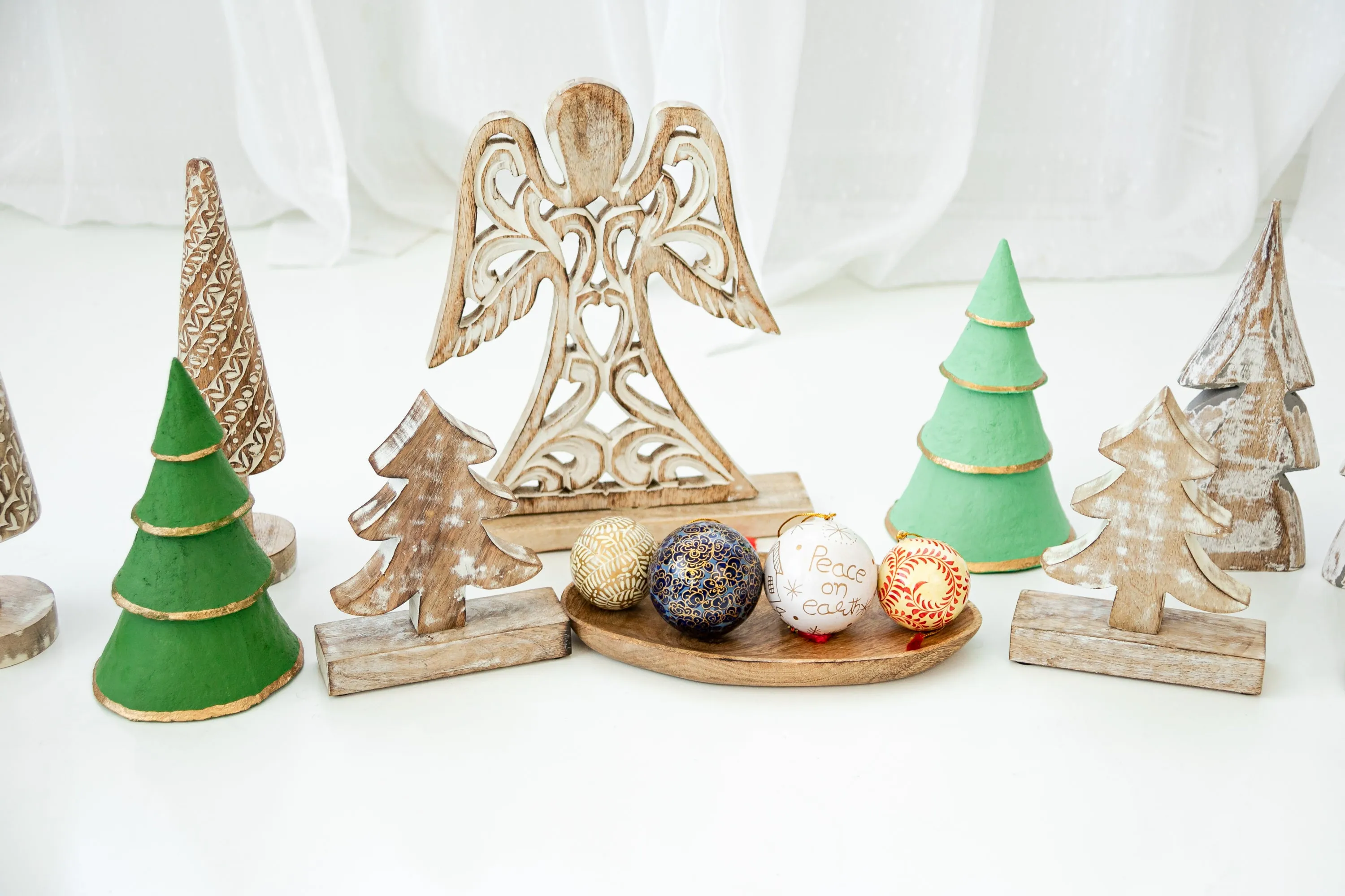 Swirls of Gold Christmas Ornament