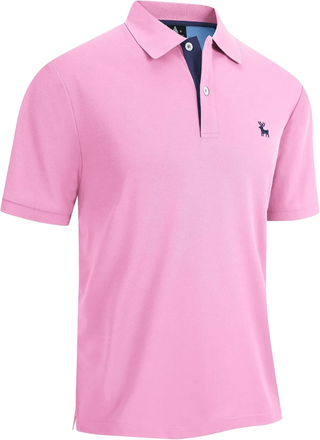 SWISSWELL Mens Short Sleeve Polo Shirts Moisture Wicking Summer Casual Collared Tennis Golf Shirts