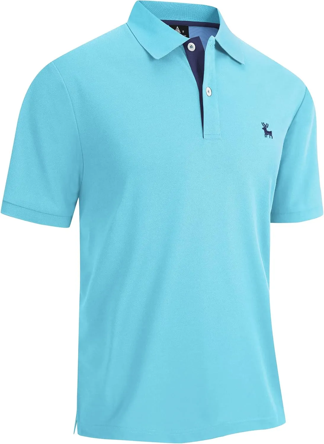 SWISSWELL Mens Short Sleeve Polo Shirts Moisture Wicking Summer Casual Collared Tennis Golf Shirts
