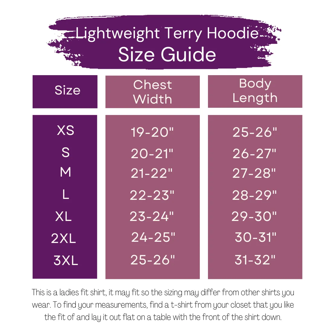 Thankful Grateful & Blessed Lightweight Terry Hoodie