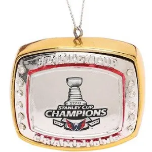 Washington Capitals 2018 Stanley Cup Champions Ring Christmas Ornament