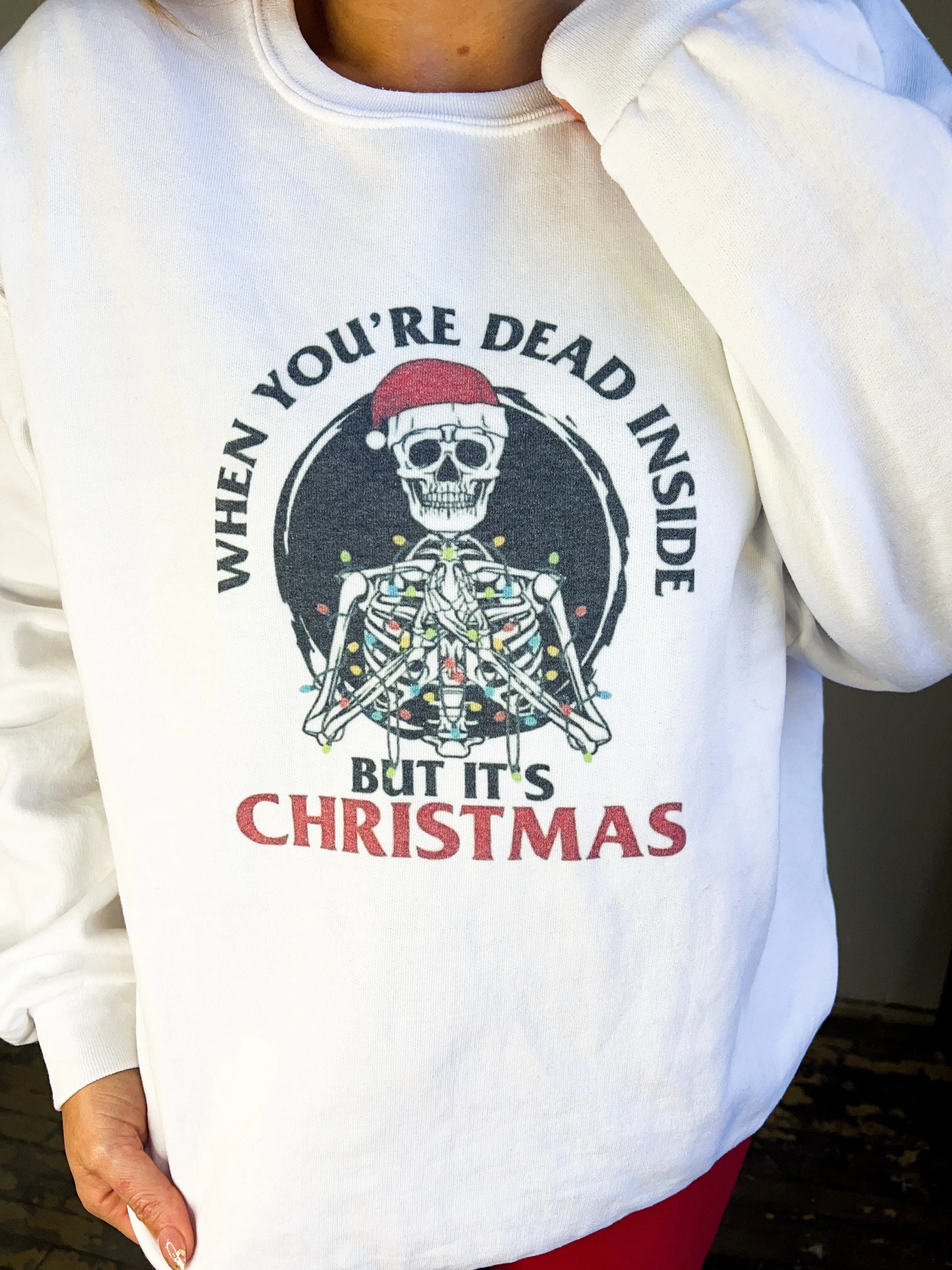 When You're Dead Inside but it's Christmas Crew