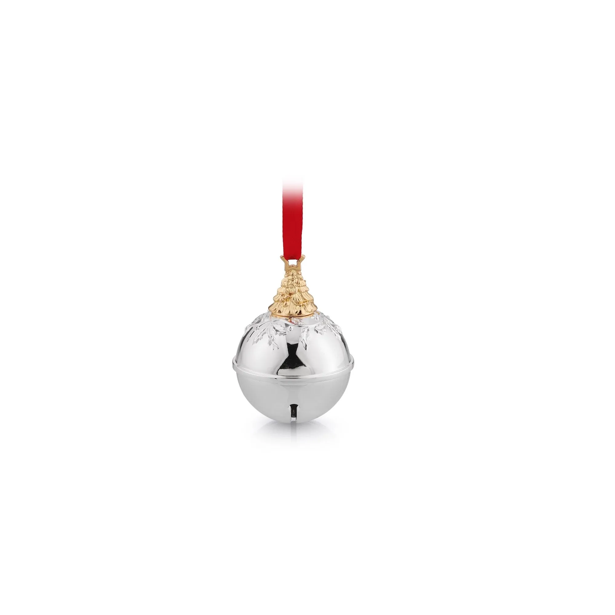 Whitehill Silver Jingle Ball Ornament Set of 3