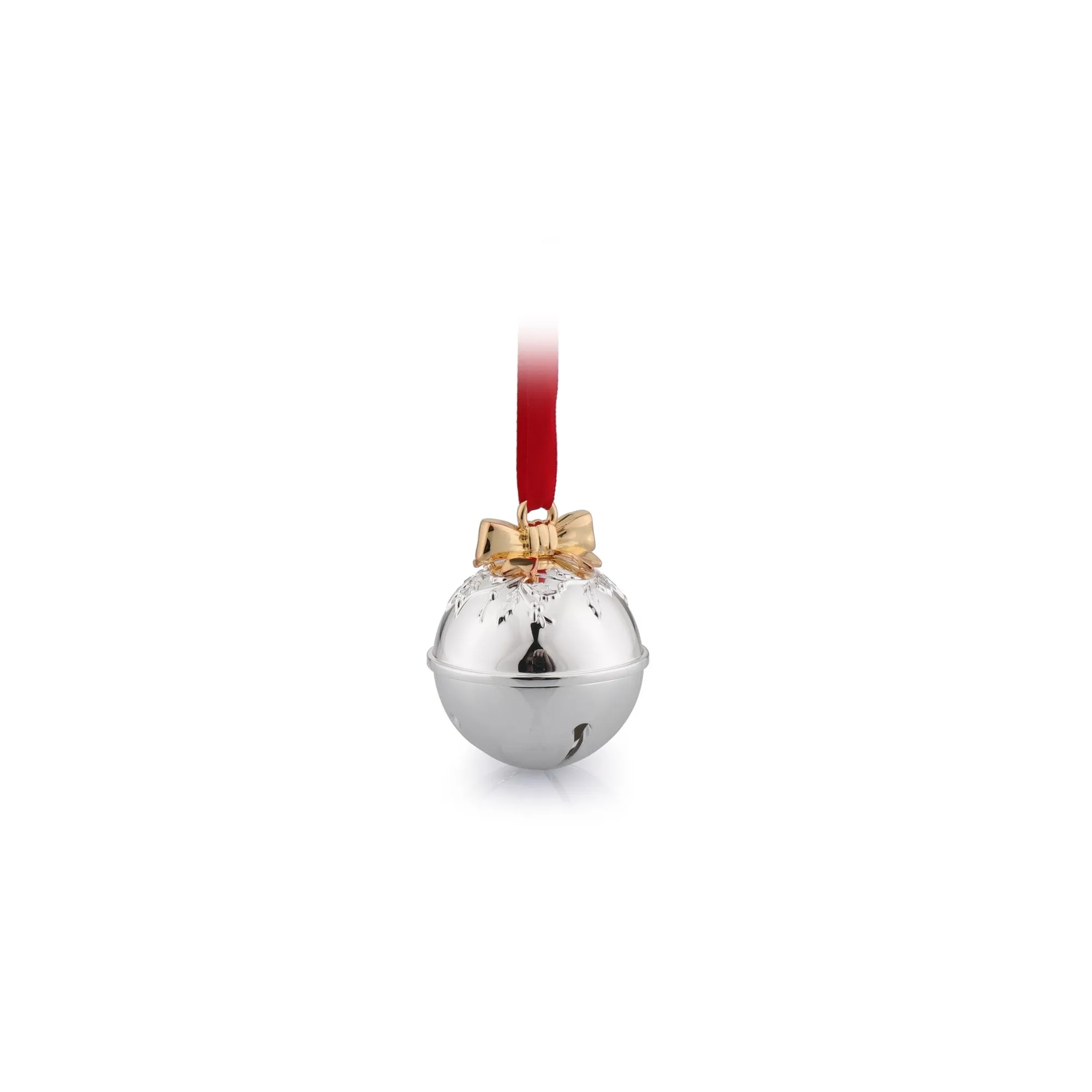 Whitehill Silver Jingle Ball Ornament Set of 3