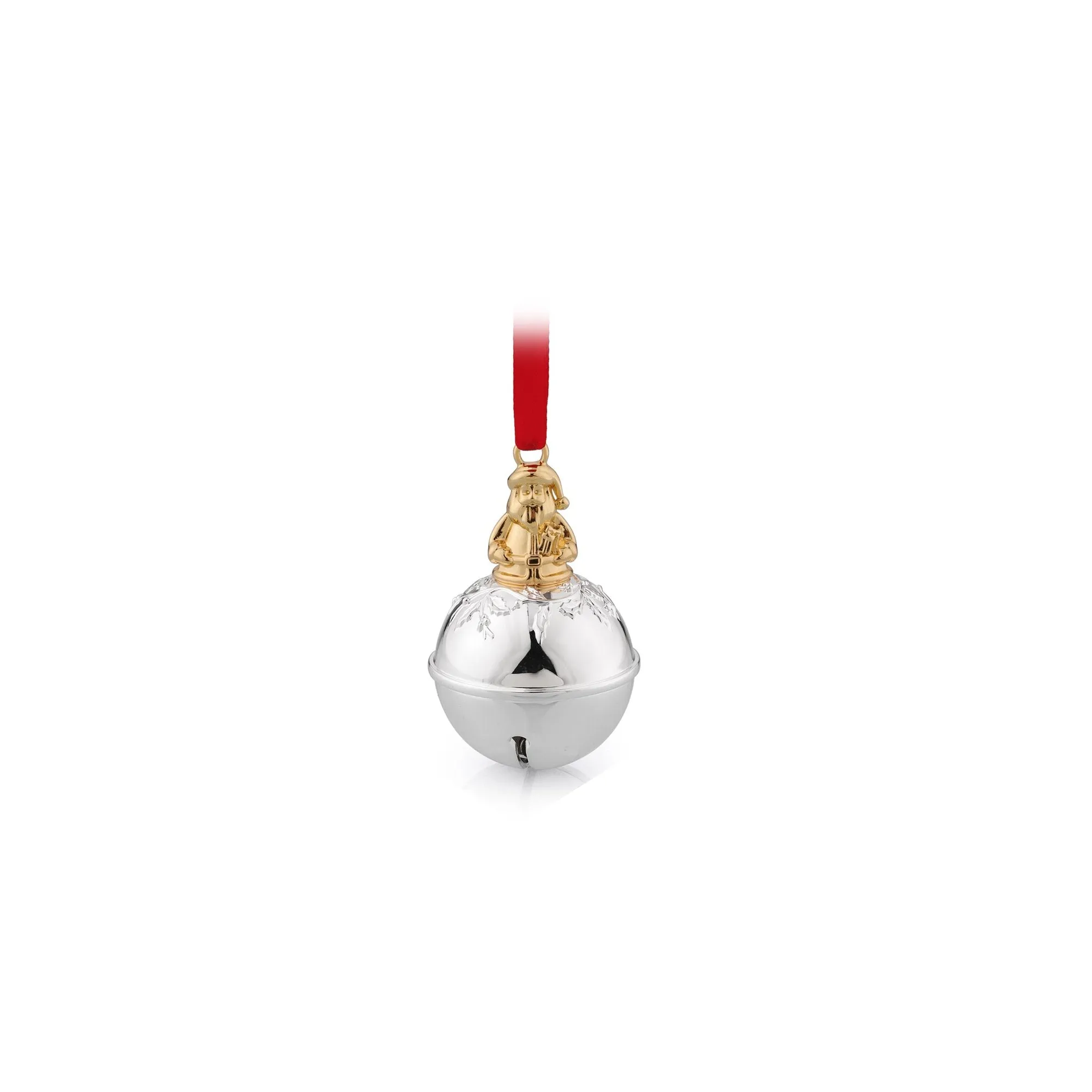 Whitehill Silver Jingle Ball Ornament Set of 3