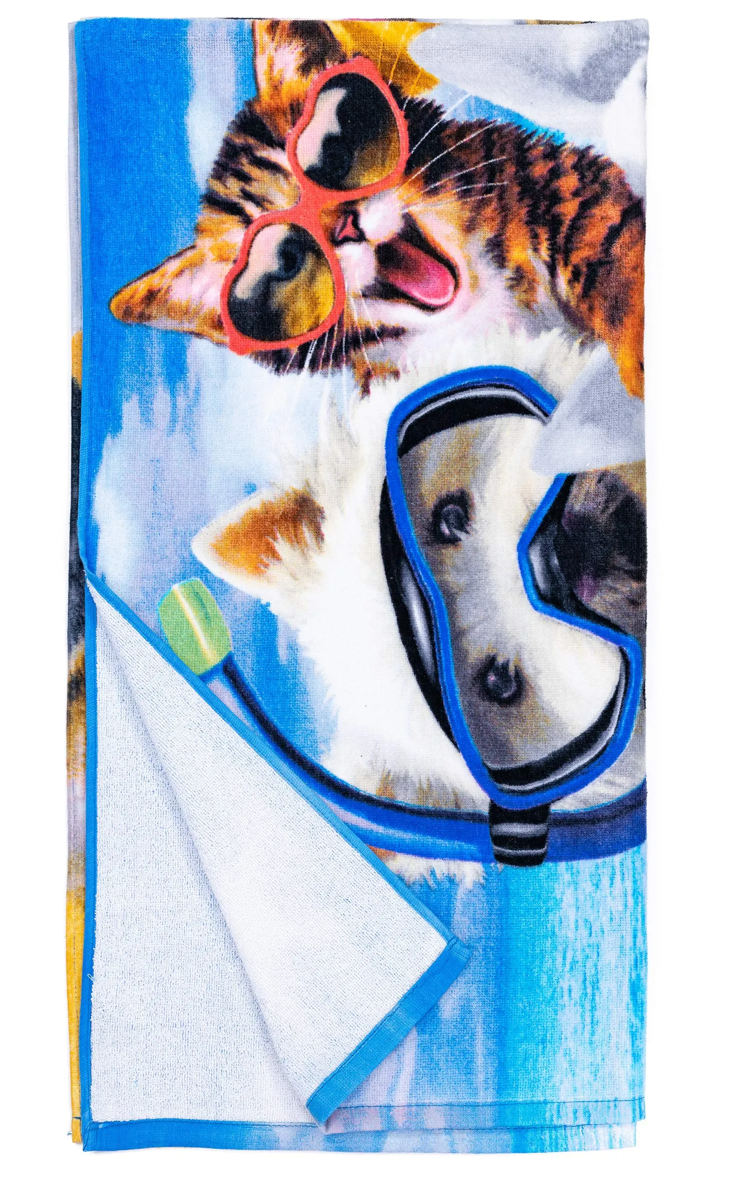 Zoo Animals Selfie Super Soft Plush Cotton Beach Bath Pool